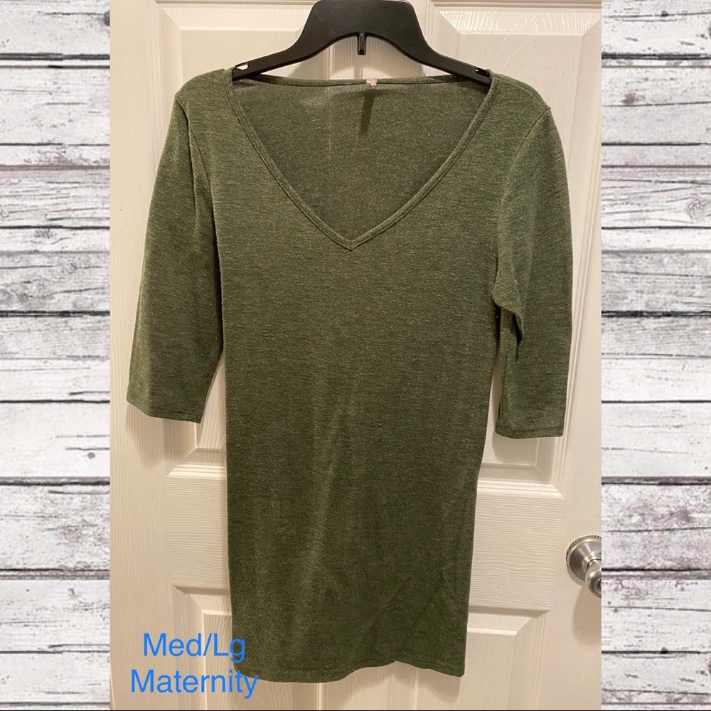 Green Maternity Tunic